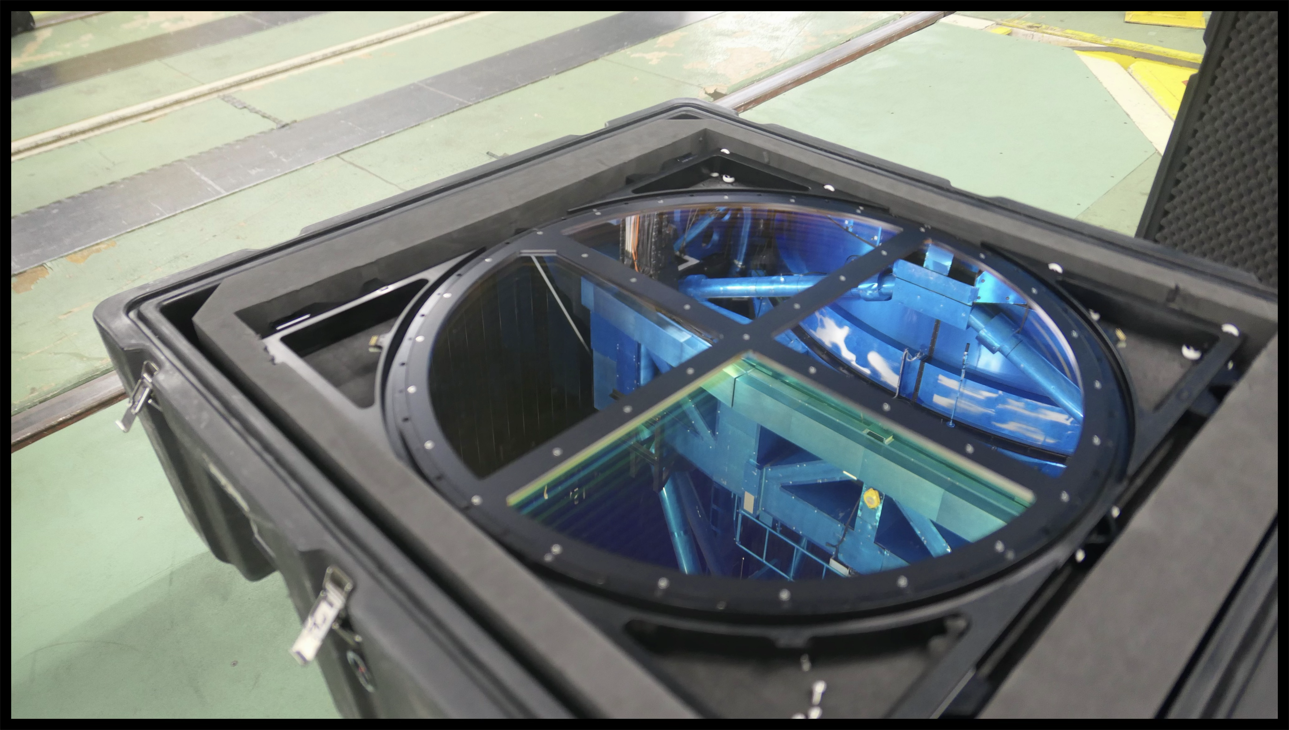 Real HSC-Niji medium-band filters mounted in a filter holder