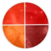 Stylized MBQ4 red filter quadrant